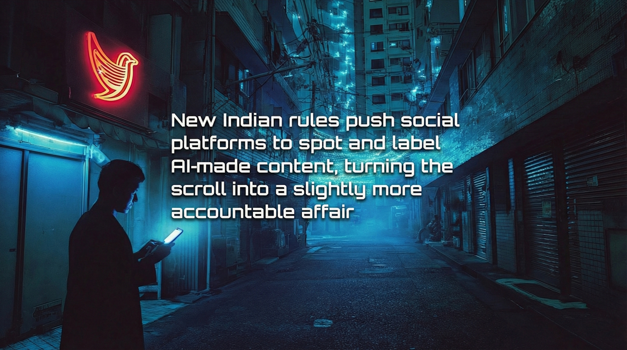 India Tightens Rules on AI Posts