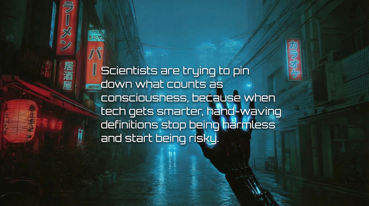 Defining Consciousness Before It Bites