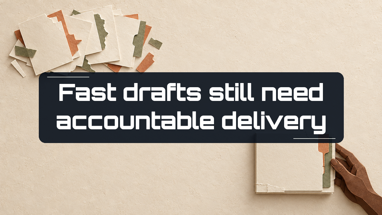 The Work Between AI Draft and Delivery